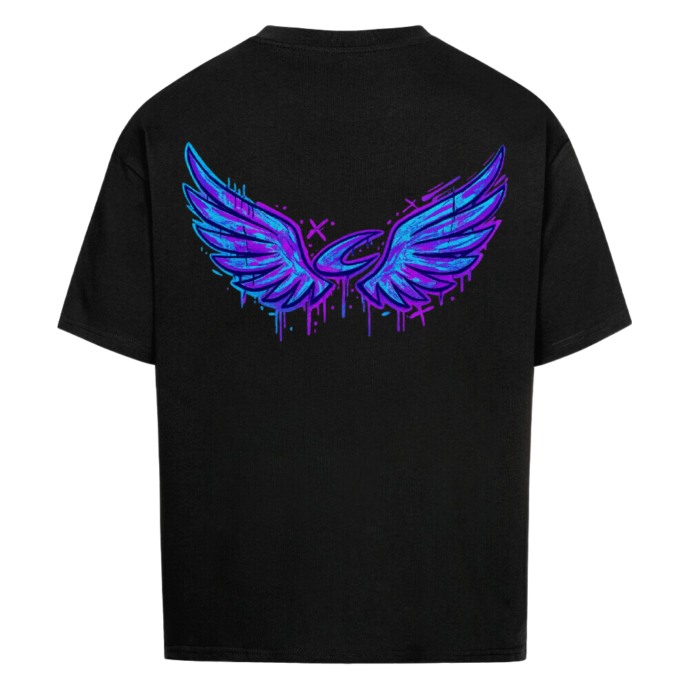 Oversized Shirt - Graffiti Wings